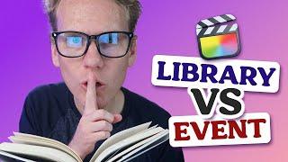 What Is a Library & Event in Final Cut Pro?