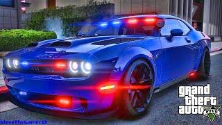 Playing GTA 5 As A POLICE OFFICER Gang Unit Patrol||  GTA 5 Lspdfr Mod|  4K