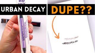 URBAND DECAY DUPE?? | Urban Decay Brow Blade Vs Ardell Stroke A Brow