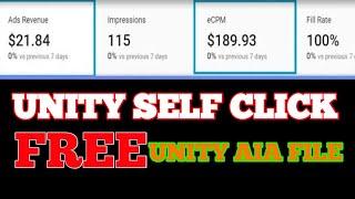 self click earning app aia file unity ads self click app