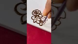 mehandi tutorial for Begginers#stepbystep #mehandi #easymehndidesign for hands #dulhanmehandi #short