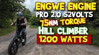 ENGWE Engine Pro 2.0 52 Volt EBike Review  - Unboxing and test ride of the new Engwe Electric Bike