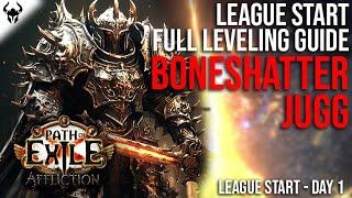 BONESHATTER! League Starter Act1 to 10 Leveling Guide | PoE Updated to 3.24 (Fixed MB1 Issue)