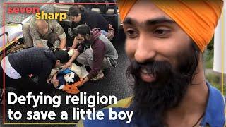 'You did such a wonderful thing': Huge surprise for hero Sikh man | Seven Sharp