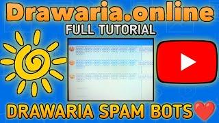 Drawaria.online Full Tutorial | Spam Bots ️ My Best Script 