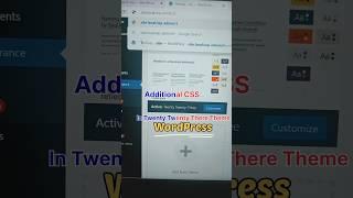 How to add additional css in WordPress#shorts #webrpoint #wordpress #shortsfeed #youtubeshorts#short