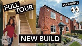 Touring a LOVELY 4 Bed New Build Home | Birmingham UK House Tour | Bellway Homes | Property Vlogs