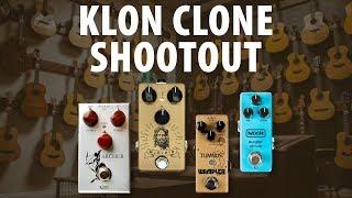 Klon Overdrive Shootout - Rockett Archer vs Mythos Mjolnir vs Wampler Tumnus vs MXR Sugar Drive