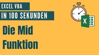 Excel VBA Mid Funktion [Alle Excel VBA Befehle]