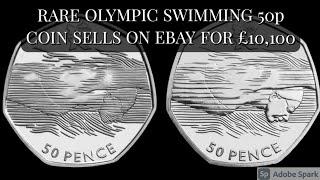 Rare Olympic swimming 50p coin sells on eBay for £10,100 – how to check if yours is worth a mint