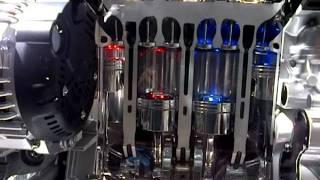 Nissan Transparent Engine Working, How Car Engine Work