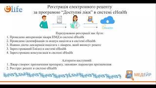 Е-рецепт за програмою Доступні ліки