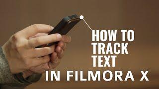 Filmora X || How To Motion Track Text in Filmora 10 || AM OFFICIAL