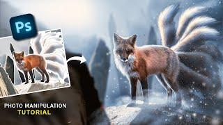 CREATE A NINE-TAILED FOX Photo Manipulation - Photoshop Tutorial