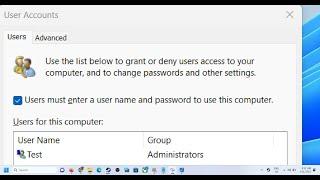 Fix Users Must Enter A User Name And Password To Use This Computer Option Missing In netplwiz Win 11
