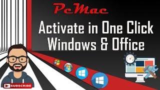 Windows and Office 2013, 2016 Activate in One Click