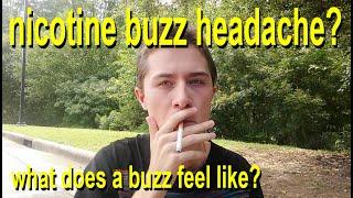 what does a nicotine buzz feel like?