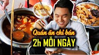 Du lịch ẩm thực Huế #3 |QUÁN ĂN 70 NĂM chỉ bán 2 tiếng mỗi ngày