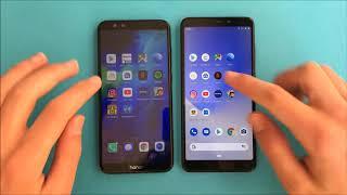 Honor 9 Lite (EMUI 9.1) vs Redmi 5 (Pixel Experience) - Speed Test!