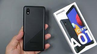 Samsung Galaxy A01 Core Black unboxing, camera, antutu, gamming test