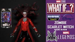 Marvel Legends ZOMBIE SCARLET WITCH What If...? Disney+ Konshu BAF Wave MCU Figure Review