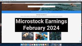 Stock Photography : Microstock Earnings - February 2024
