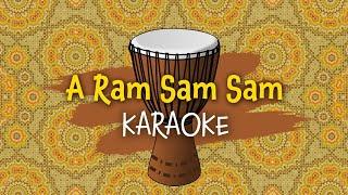 A Ram Sam Sam Karaoke | Instrumental Video with Lyrics for kids