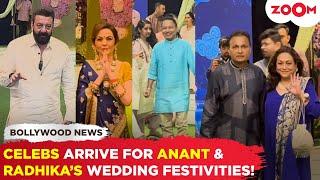 Anant Ambani-Radhika Merchant’s wedding festivity: Nita Ambani chats with paps; Sanjay Dutt arrives