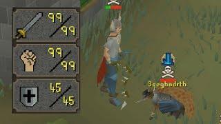 The Zerker with 99 Attack and Strength