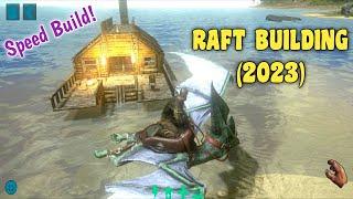 Ark Mobile Raft Building (2023) | How To Build Raft Base In Ark Mobile | 2023