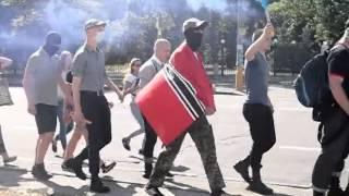 Шествие к посольству России в Киеве под нацистские речевки