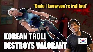 Korean Troll Plays VALORANT for the First Time | VALORANT