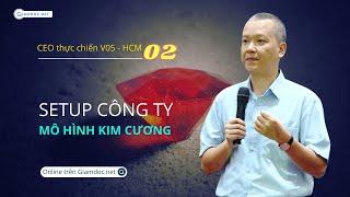 CEO thực chiến V05-HCM | Bài 1.2: Quản trị vận hành doanh nghiệp với mô hình kim cương | VŨ LONG