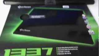 Sharkoon 1337 Gaming Mousepad Unboxing -English- [HD]