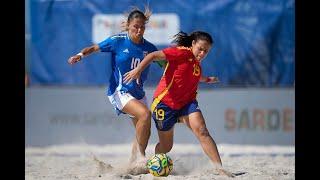 Italy vs. Spain Women's Euro Beach Soccer League Superfinal Alghero 2024 - BEST GOALS