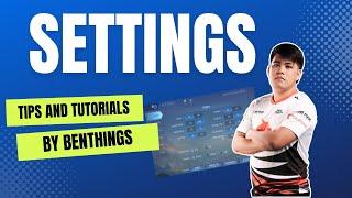 ML SETTING TIPS by  Bentips