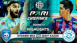Dynamo MSK vs. Zenit-Kazan | HIGHLIGHTS | Round 17 | Pari SuperLeague 2024