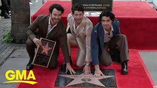 Jonas Brothers inducted into Hollywood Walk of Fame l GMA