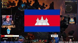 CAPTAINP67 : SPEAKING CAMBODIAN CHALLENGE WITH VIEWERS