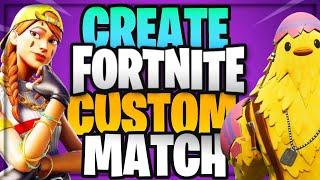 How to Create Custom Match in Fortnite