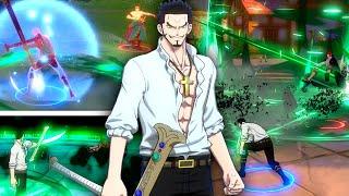 BROKEN Dracule Mihawk V2 DESTROYS SHANKS, ZORO, AKAINU and MORE  | One Piece Fighting Path | OPFP