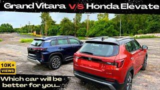 Comparison - Grand Vitara vs Elevate - Watch this Before taking your decision.