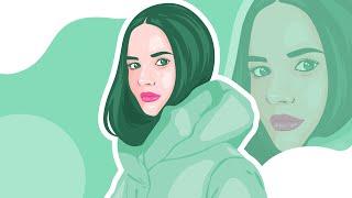 Inkscape Tutorial : How to Create Vector Portrait Illustration from Photo