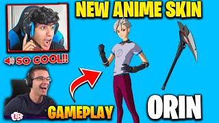 Streamers React To New Orin Skin In Fortnite | New ORIN Anime Skin In Fortnite Item Shop Today!