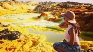 Danakil Depression, Dallol, travel in Ethiopia, salted basins, hot springs, lunar-like landscape