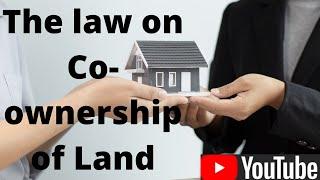 Co-ownership of land-joint tenancy-tenancy in common-unities of joint tenancy-right of survivorship