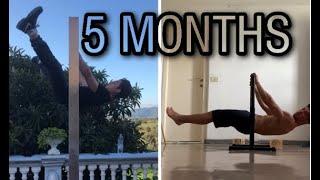 MY EPIC FRONT LEVER PROGRESSION-FROM ZERO TO 7s SOLID FULL(5 months)-Calisthenics motivation