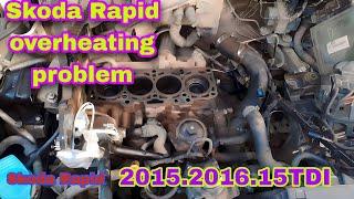 Skoda Rapid overheating problem // head gasket change