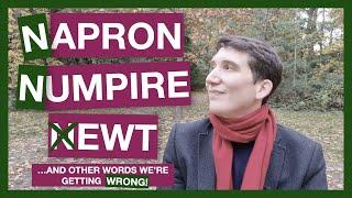 NUMPIRE, NAPRON, [N]EWT and other words we're getting wrong