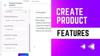 How to Create Product Features using WP AI Content Writer